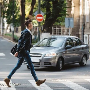 Pedestrian Crash Image