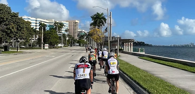 Bicyclists Ride