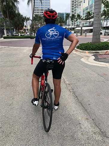 Cyclist Hand Signal Three