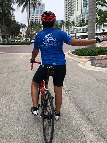 Cyclist Hand Signal Two